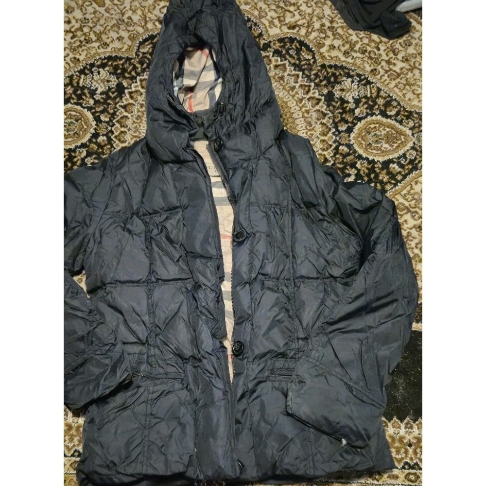 Burberry Brit Down Coat Size 6 + Pants XS + Nova Check Scarf Designer Lot 💎🧥🧣 - Picture 2 of 9